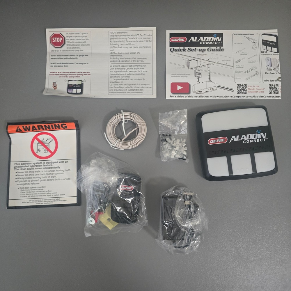 Genie Aladdin Connect Smart Garage Door Controller ALKT1-R WiFi Smartphone Contr